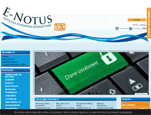 Tablet Screenshot of e-notus.pl
